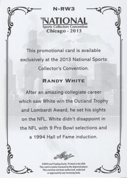 2013 Leaf National Convention #N-RW3 Randy White Back