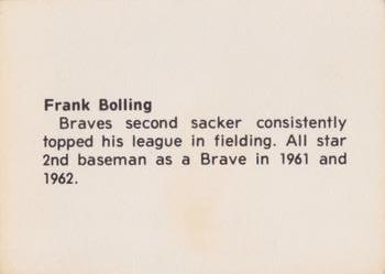 1978 Atlanta Sports Collectors Convention #NNO Frank Bolling Back