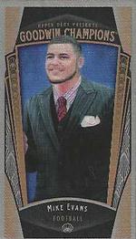 2015 Upper Deck Goodwin Champions - Mini Cloth Lady Luck #30 Mike Evans Front