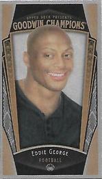 2015 Upper Deck Goodwin Champions - Mini Cloth Lady Luck #43 Eddie George Front