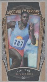 2015 Upper Deck Goodwin Champions - Mini Cloth Lady Luck #89 Carl Lewis Front