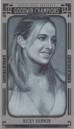 2015 Upper Deck Goodwin Champions - Mini Cloth Lady Luck #127 Becky Hammon Front