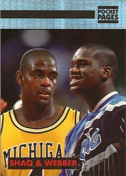1992-94 Pocket Pages Cards #50 Shaquille O'Neal / Chris Webber Front