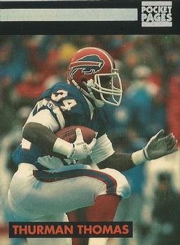 1992-94 Pocket Pages Cards #4 Thurman Thomas Front