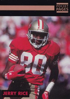 1992-94 Pocket Pages Cards #26 Jerry Rice Front