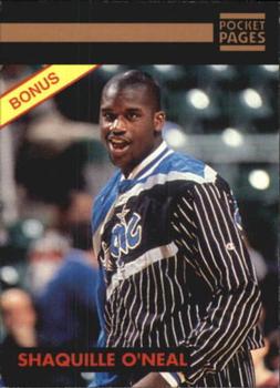 1992-94 Pocket Pages Cards - Bonus #BC1 Shaquille O'Neal Front