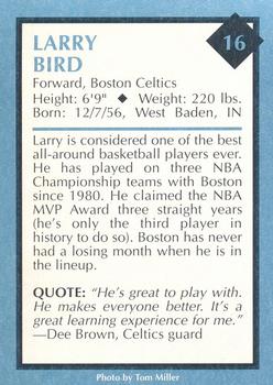 1991 Tuff Stuff Magazine #16 Larry Bird Back