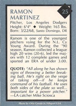 1991 Tuff Stuff Magazine #25 Ramon Martinez Back