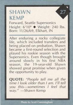 1991 Tuff Stuff Magazine #27 Shawn Kemp Back