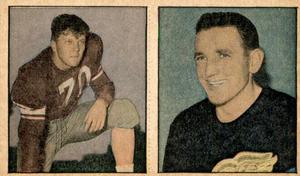 1951 Berk Ross - Berk Ross Panels #3-14 / 3-16 Wade Walker / Sid Abel Front