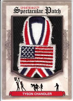 2012 Sportkings Series E - Spectacular Patch #SP-46 Tyson Chandler Front