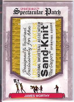 2012 Sportkings Series E - Spectacular Patch #SP-56 James Worthy Front