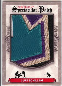 2012 Sportkings Series E - Spectacular Patch #SP-62 Curt Schilling Front