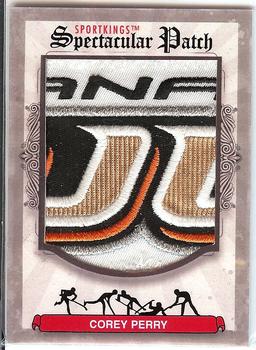 2012 Sportkings Series E - Spectacular Patch #SP-72 Corey Perry Front