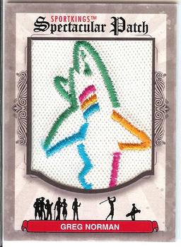 2012 Sportkings Series E - Spectacular Patch #SP-81 Greg Norman Front
