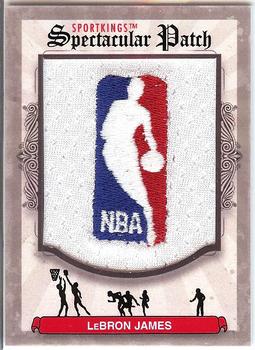 2012 Sportkings Series E - Spectacular Patch #SP-89 LeBron James Front