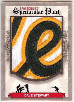 2012 Sportkings Series E - Spectacular Patch #SP-91 Dave Stewart Front