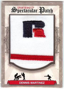 2012 Sportkings Series E - Spectacular Patch #SP-118 Dennis Martinez Front