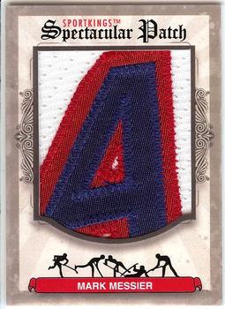 2012 Sportkings Series E - Spectacular Patch #SP-124 Mark Messier Front