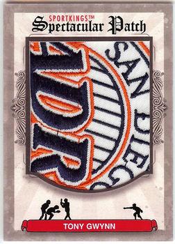 2012 Sportkings Series E - Spectacular Patch #SP-128 Tony Gwynn Front