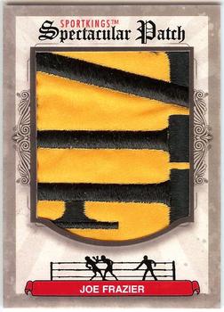 2012 Sportkings Series E - Spectacular Patch #SP-130 Joe Frazier Front