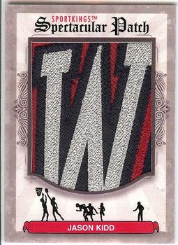 2012 Sportkings Series E - Spectacular Patch #SP-176 Jason Kidd Front