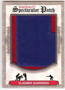 2012 Sportkings Series E - Spectacular Patch #SP-178 Vladimir Guerrero Front