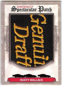 2012 Sportkings Series E - Spectacular Patch #SP-205 Rusty Wallace Front