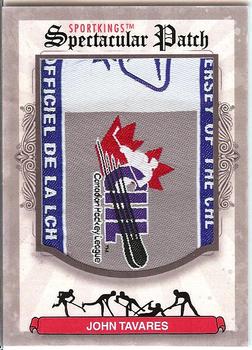 2012 Sportkings Series E - Spectacular Patch #SP-210 John Tavares Front