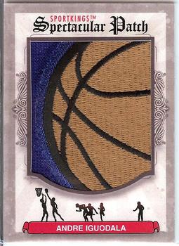 2012 Sportkings Series E - Spectacular Patch #SP-212 Andre Iguodala Front