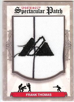 2012 Sportkings Series E - Spectacular Patch #SP-217 Frank Thomas Front