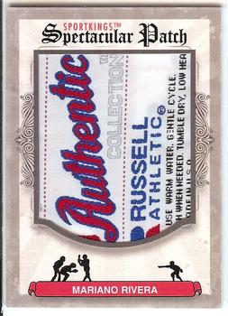 2012 Sportkings Series E - Spectacular Patch #SP-223 Mariano Rivera Front