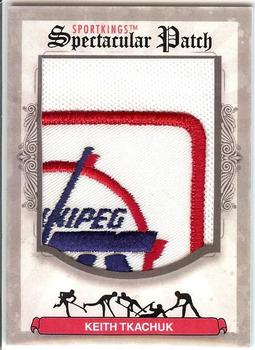 2012 Sportkings Series E - Spectacular Patch #SP-229 Keith Tkachuk Front
