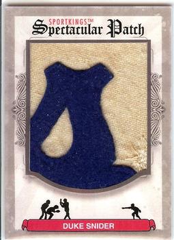 2012 Sportkings Series E - Spectacular Patch #SP-241 Duke Snider Front