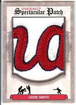 2012 Sportkings Series E - Spectacular Patch #SP-247 Ozzie Smith Front