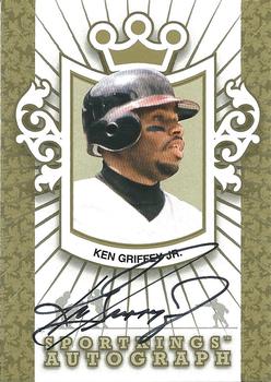 2012 Sportkings Series E - Autographs Gold Version #A-KGJR1 Ken Griffey Jr. Front