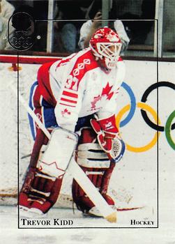 1992 BNA Canadian Winter Olympic Medal Winners #25 Trevor Kidd Front