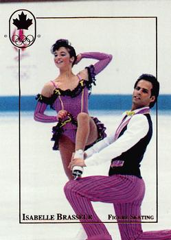 1992 BNA Canadian Winter Olympic Medal Winners #43 Isabelle Brasseur Front
