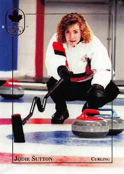 1992 BNA Canadian Winter Olympic Medal Winners #46 Jodie Sutton Front