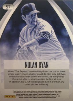 2015 Panini The National VIP #57 Nolan Ryan Back