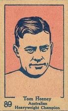 1928 W513 #89 Tom Heeney Front