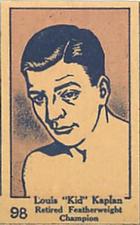 1928 W513 #98 Kid Kaplan Front