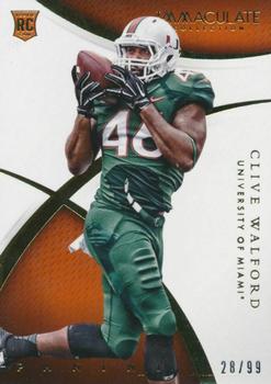 2015 Panini Immaculate Collection Collegiate #124 Clive Walford Front