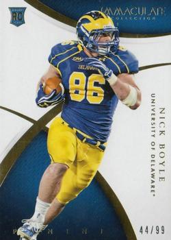 2015 Panini Immaculate Collection Collegiate #181 Nick Boyle Front