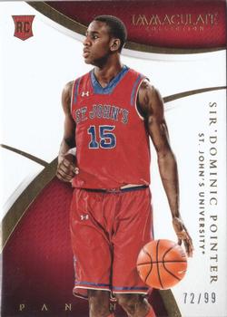 2015 Panini Immaculate Collection Collegiate #200 Sir'Dominic Pointer Front