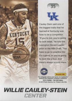 2015 Panini The National - Cracked Ice #35 Willie Cauley-Stein Back