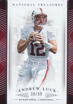 2015 Panini National Treasures Collegiate #6 Andrew Luck Front