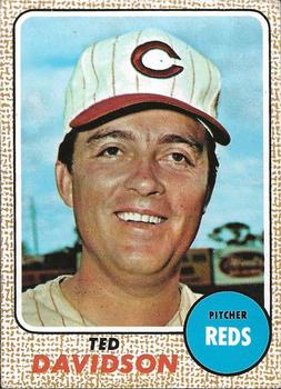 1968 Topps Milton Bradley Win-A-Card #48 Ted Davidson Front