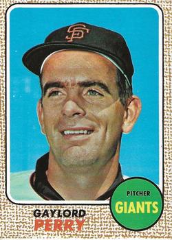 1968 Topps Milton Bradley Win-A-Card #85 Gaylord Perry Front