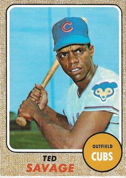 1968 Topps Milton Bradley Win-A-Card #119 Ted Savage Front